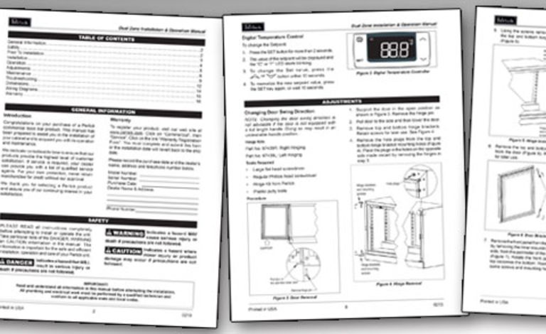 Appliances Manuals