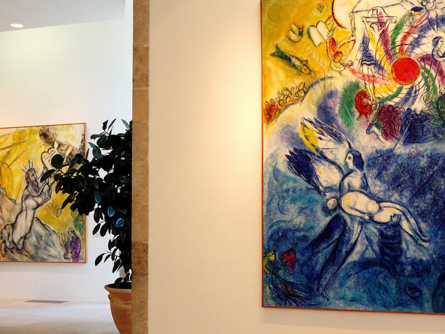 Музей марка шагала ницца. Картины марка Шагала из музея в Ницце. Музей Шагала в Ницце 80-е годы.